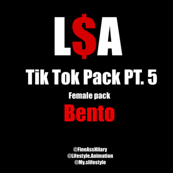 Second Life Marketplace - L$A - Tik Tok Pack PT. 5